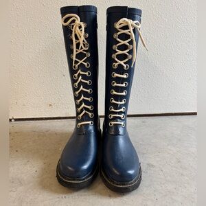 ILSE JACOBSEN Rubber Rain Boots Size 38/8 - like new